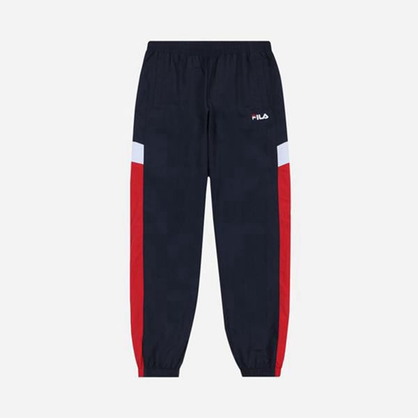 Fila Heritage Warm Up Women's Pants - Navy/Red,NZ 762-38146